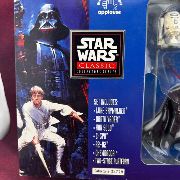 1995 APLLAUSE STAR WARS CLASSIC COLLECTORS SERIES FIGURINES SET of 6 # 33779 - Picture 9 of 11